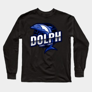 Dolphin Dolph Anime Art Long Sleeve T-Shirt